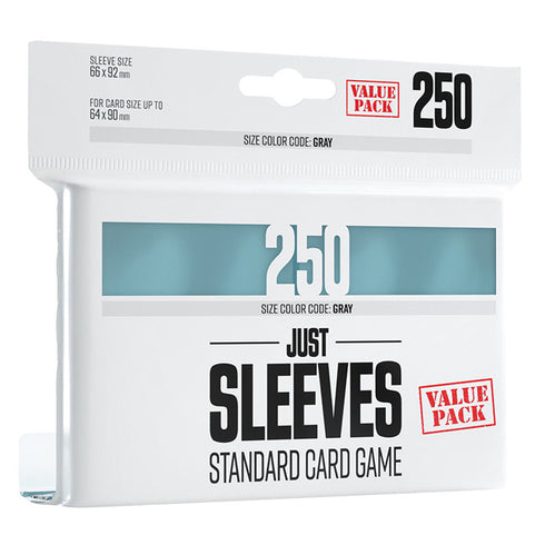 Gamegenic Just Sleeves Value Pack Clear 250ct