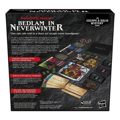 Dungeons & Dragons: Bedlam in Neverwinter: An Escape & Solve Mystery Game