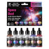 Vallejo Eccentric The Shifters Space Dust 6 Colour Set Acrylic Airbrush Paint