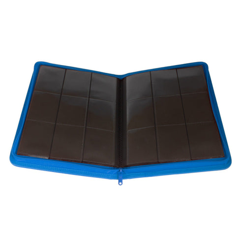 STEALTH 9 Pocket Zip Trading Card Binder - BLUE