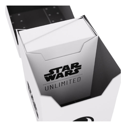 Gamegenic Star Wars Unlimited Soft Crate Deck Box - White/Black