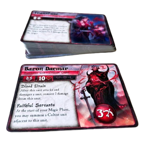 Summoner Wars Second Edition Crimson Order Faction Deck