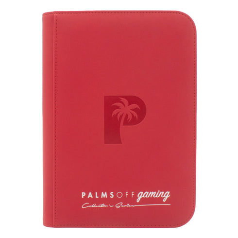 Collector's Series 4 Pocket Zip Trading Card Binder - RED