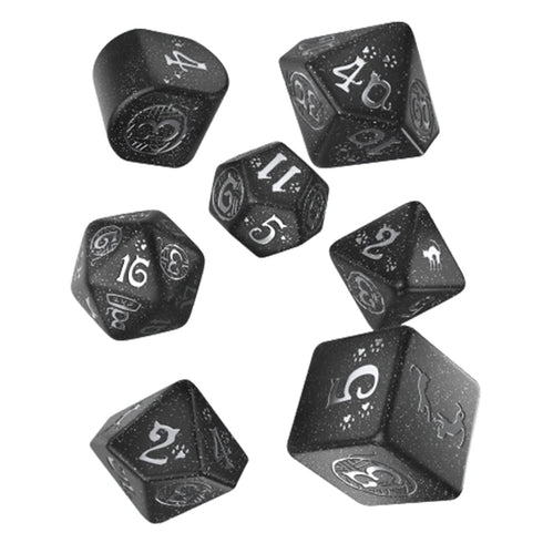 Q Workshop Cats Dice Set - Waffle Dice Set 7