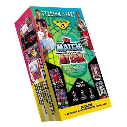 UEFA Match Attax Champions League 2023/2024 Edition Mega Tins (Set of 4)