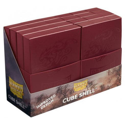 Dragon Shield Cube Shell Deck Box Blood Red