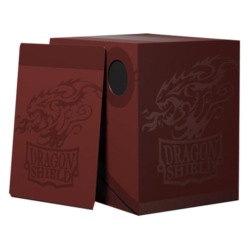 Dragon Shield Revised Double Shell - Blood Red/Black Deck Box
