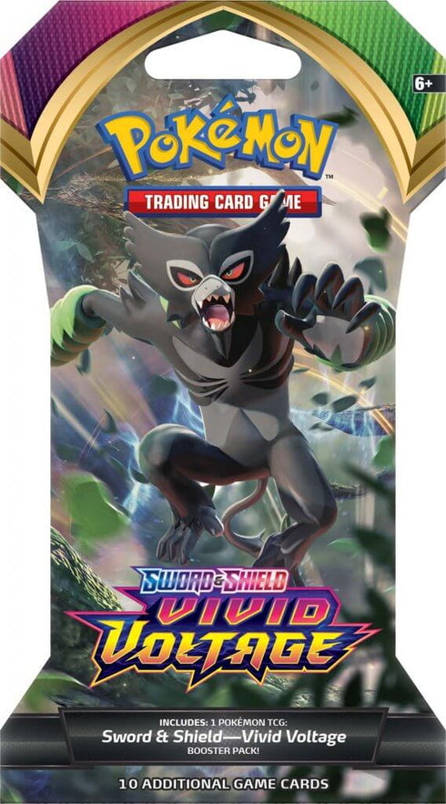 Pokemon TCG Sword and Shield 4 Vivid Voltage Booster Blister