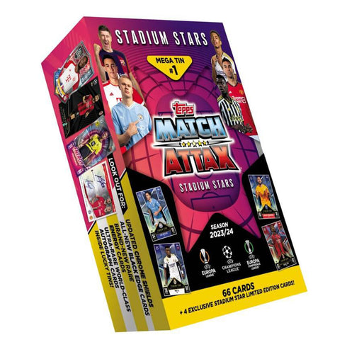 UEFA Match Attax Champions League 2023/2024 Edition Mega Tins (Set of 4)