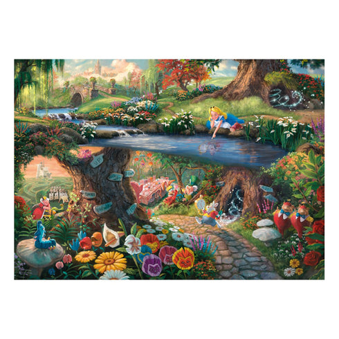 Harlington Thomas Kinkade PQ Disney Alice in Wonderland 1000 pieces