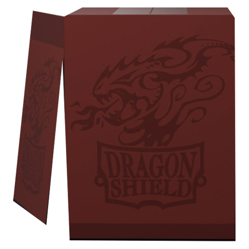 Dragon Shield Revised Double Shell - Blood Red/Black Deck Box