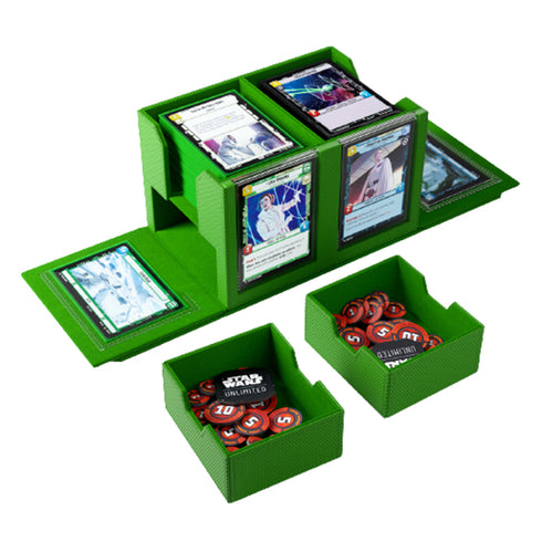 Gamegenic Star Wars Unlimited Double Deck Pod - Green