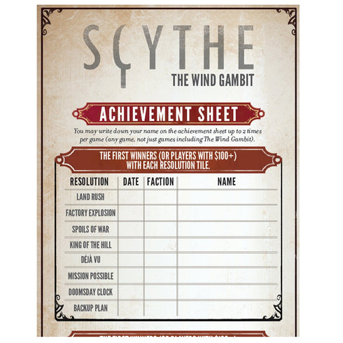 Scythe the Wind Gambit Expansion