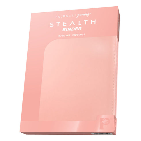 STEALTH 9 Pocket Zip Trading Card Binder - PINK