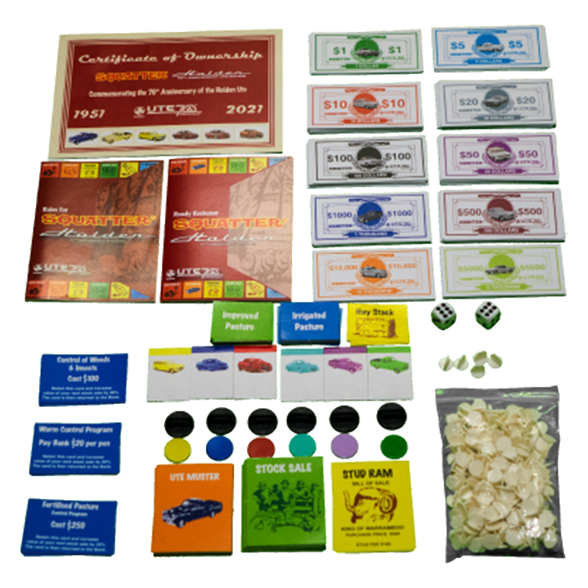 Squatter Holden 70th Anniversary Edition Board Game Gameology product