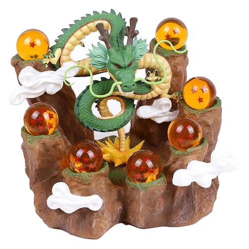 Dragon Ball Z Shen Long 7 Star Ball Statue with Mini Mountain