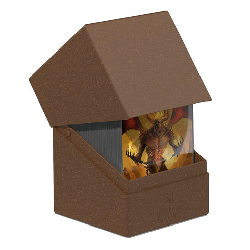 Ultimate Guard Return to Earth Boulder 100+ Deck Box Brown