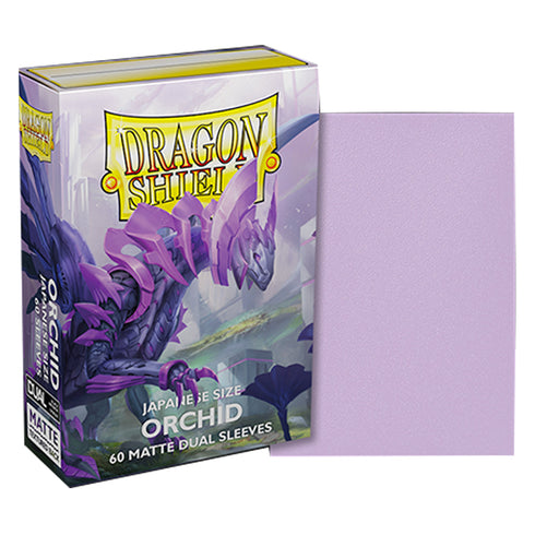 Dragon Shield Japanese Dual Matte Pink Orchid Sleeves 60ct
