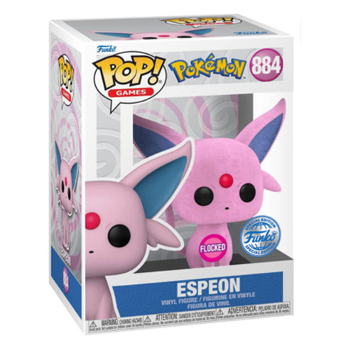 Pokemon - Espeon Flocked Pop! Vinyl