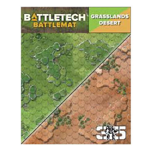 BattleTech Battle Mat - Grasslands Desert