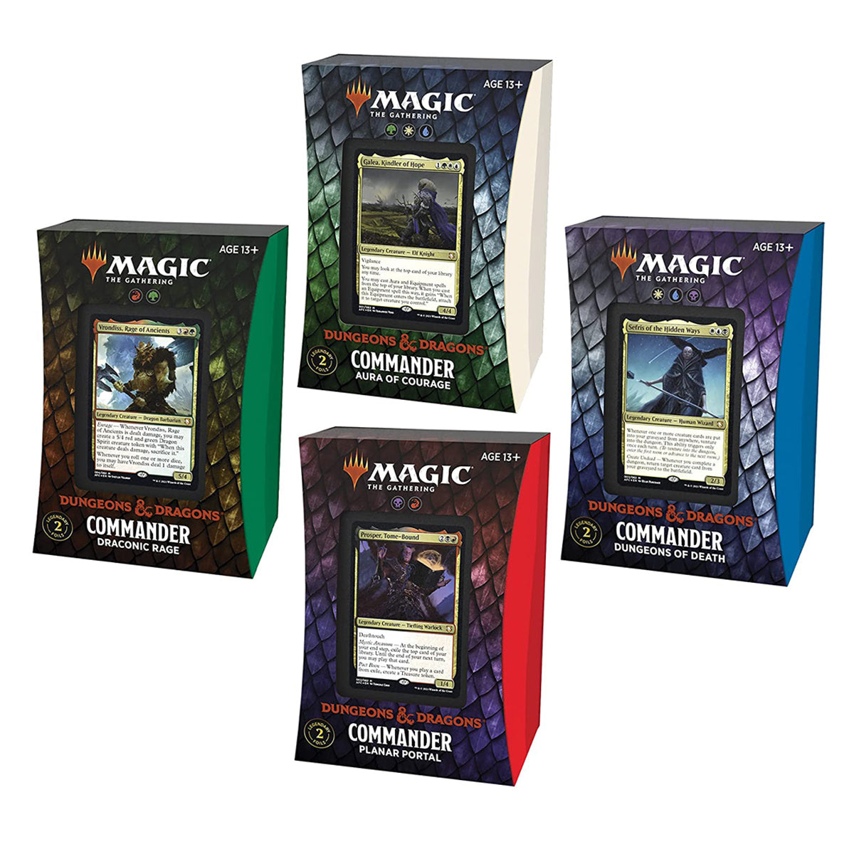 Magic: The Gathering Adventures in The Forgotten Realms Commander Deck Bundle