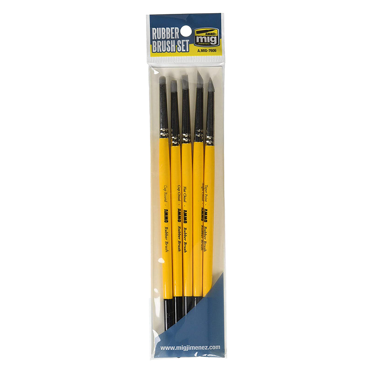Ammo by MIG Brushes Rubber Brush Set Gameology product