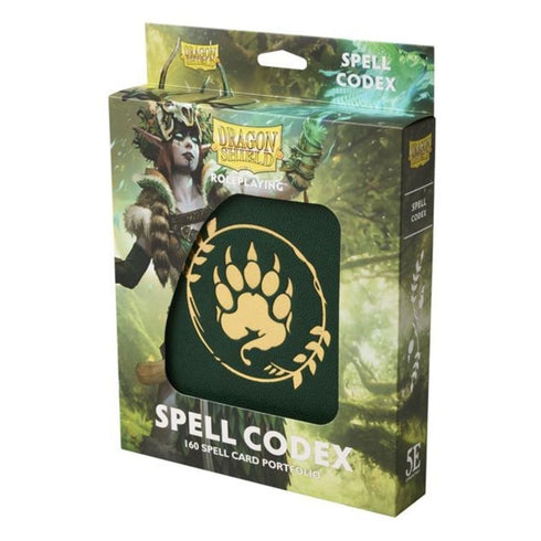Dragon Shield Roleplaying Spell Codex Forest Green