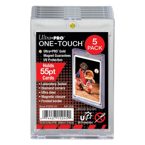 ULTRA PRO ONE TOUCH - 55PT -UV w/Magnetic Closure 5PK