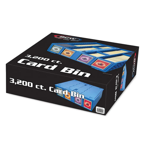 BCW Collectible Card Bin Blue 3200ct