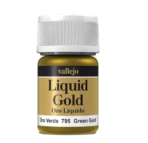 Vallejo Model Colour - Metallic Liquid Green Gold (Alcohol Base) 35 ml
