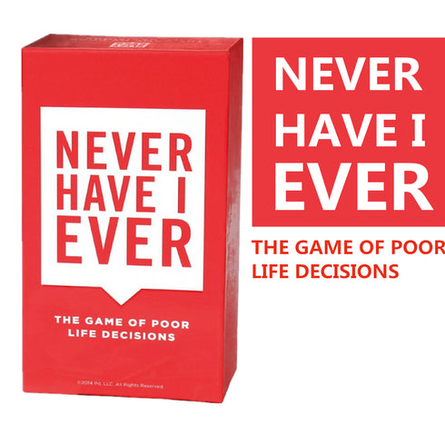 Never Have I Ever The Game of Poor Life Decisions