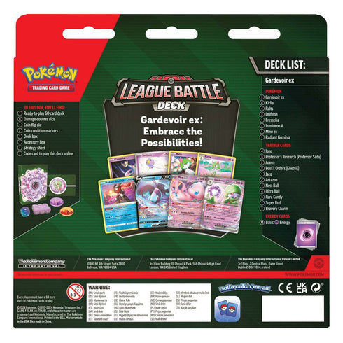 POKEMON TCG Gardevoir ex League Battle Deck