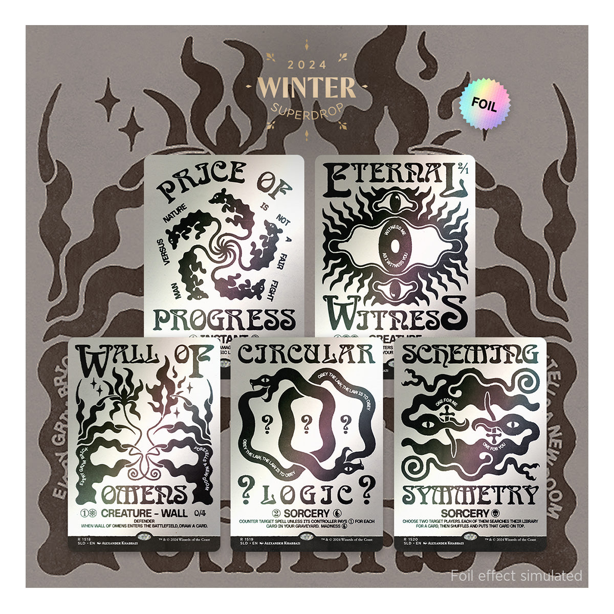 Secret Lair Winter Superdrop 2024 Deceptive Divination Foil Edition Gameology product