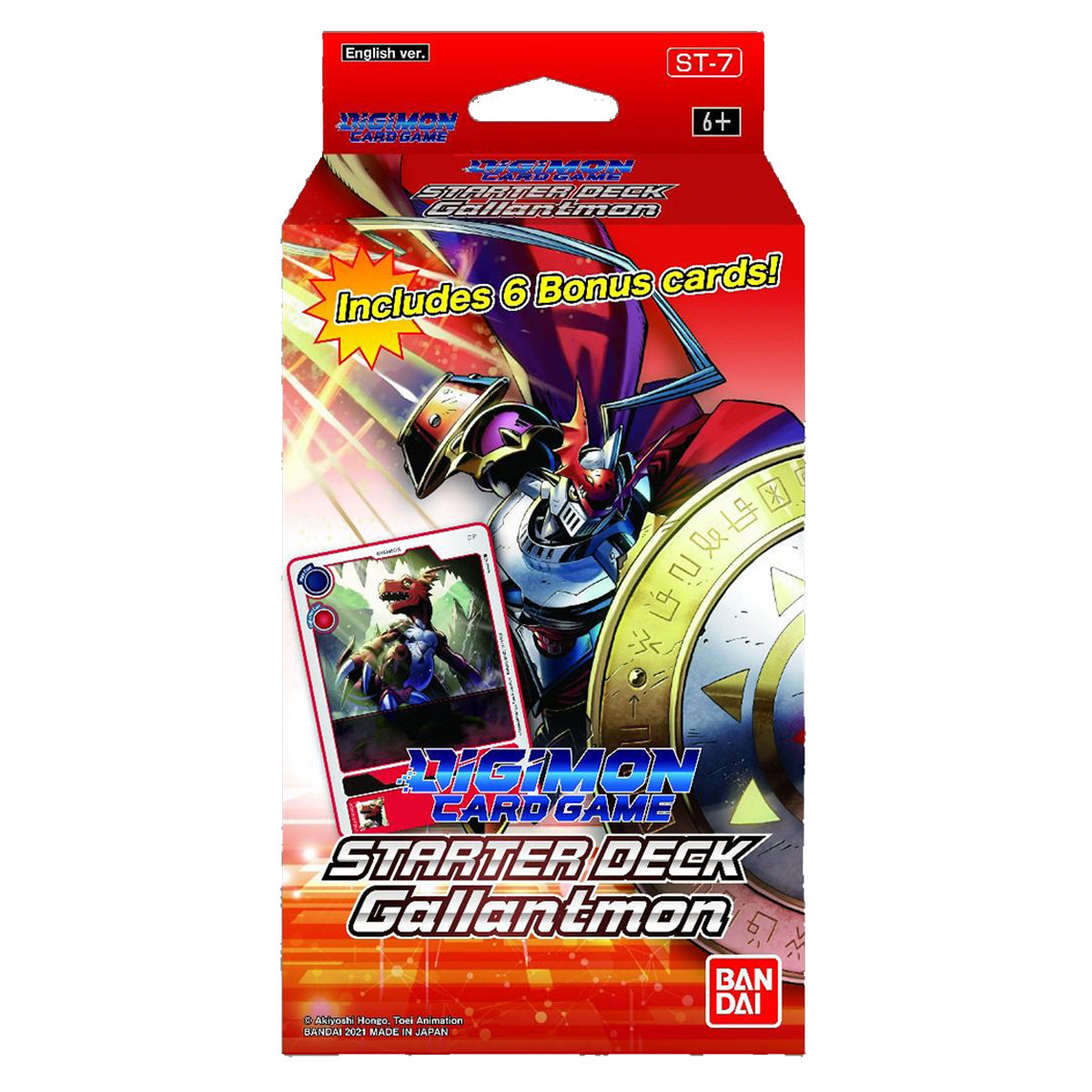 gallantmon digimon card game Series 06 Starter Deck 07 – Gameology Size:24