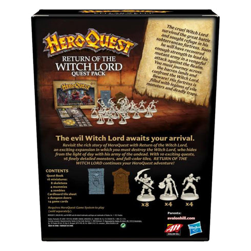 HeroQuest Return of the Witch Lord Expansion