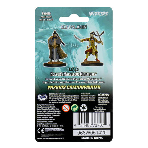 D&D Nolzurs Marvelous Unpainted Miniatures Male Elf Paladin