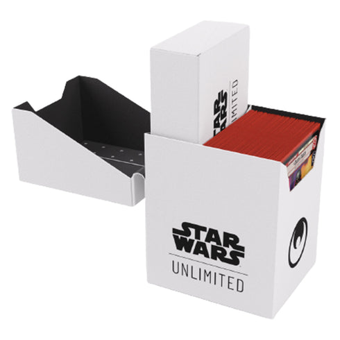 Gamegenic Star Wars Unlimited Soft Crate Deck Box - White/Black