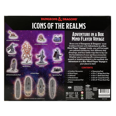D&D Icons of the Realms Adventure in a Box Mind Flayer Voyage