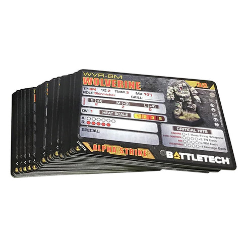 BattleTech Alpha Strike Succession Wars Cards