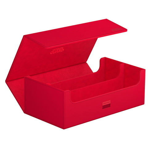 Ultimate Guard Arkhive Flip Case 800+ Standard Size XenoSkin Monocolour Red Deck Box