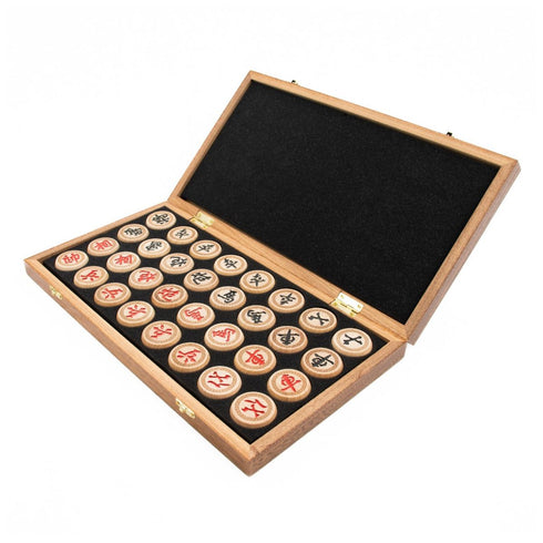 LPG Wooden Chinese Chess Set - 35 cm Foldable Board