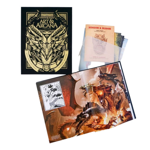 Dungeons & Dragons D&D Art and Arcana Special Edition Boxed Book and Ephemera Set