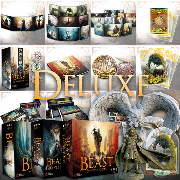 Kickstarter Beast, Shattered Isles & The Great Hunt Deluxe (with Sundr