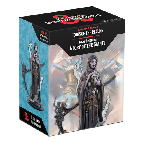 D&D Icons of the Realms Bigby Presents Glory of the Giants Death Giant Necromancer Boxed Miniature