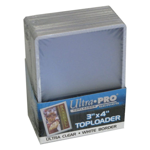 ULTRA PRO Top Loader 3" x 4" 35pt White Border