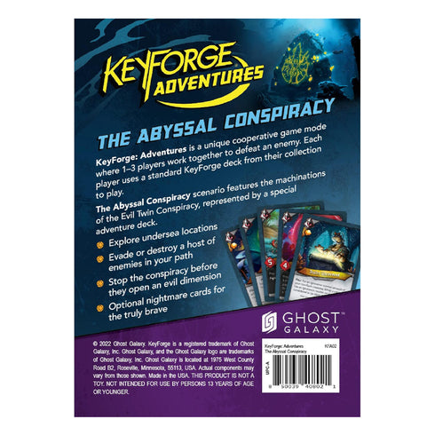 Keyforge Adventures The Abyssal Conspiracy