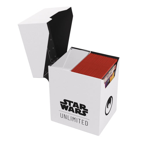 Gamegenic Star Wars Unlimited Soft Crate Deck Box - White/Black