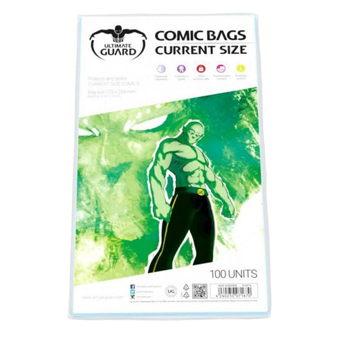Ultimate Guard Comic Bags Current Size 100ct