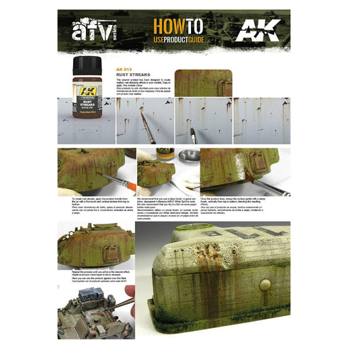 AK Interactive Weathering Products - Rust Streaks