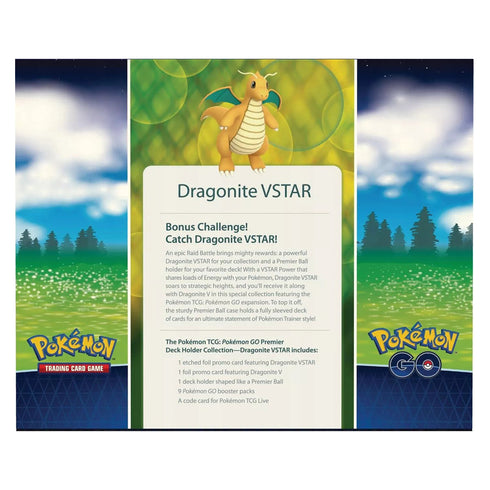 Pokemon GO Premier Deck Holder Collection Dragonite VSTAR POKEMON TCG